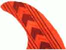 Chevron Cutaway Fin