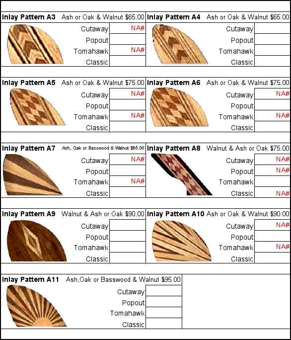Order Form for Fin Blanks Page 3